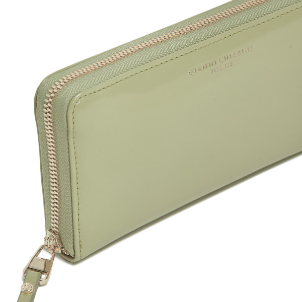 ДАМСКИ ПОРТФЕЙЛ , ЕСТЕСТВЕНА КОЖА-РЪЧНА ИЗРАБОТКА GIANNI CHIARINI 5042/GREEN