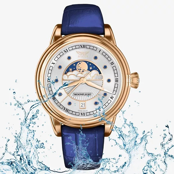 aviator v 1 33 2 416 4 швейцарски дамски часовник със сапфири classicwatches.bg