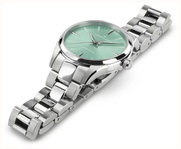 hamilton jazzmaster син turquoise dial swiss made classicwatches.bg