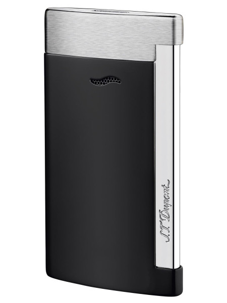 ЗАПАЛКА S.T.DUPONT SLIM 7 BLACK MATT CHROME 27710