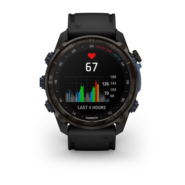 Garmin Descent Mk3i Carbon Grey DLC титан с черна силиконова каишка 010-02752-16