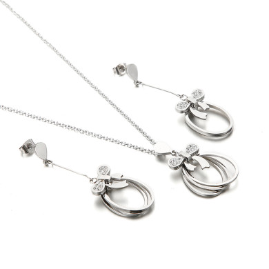 Комплект дамско колие и обеци Lee Cooper LC.S.01260.330