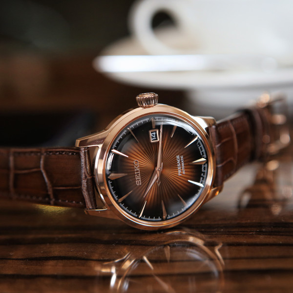 seiko srpl75j1 кожена каишка ретро дизайн
