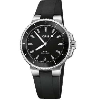 ЧАСОВНИК ORIS AQUIS DATE DIAMONDS 36.5MM 733 7792 4194-07 4 19 64FC
