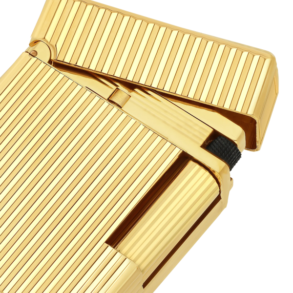Запалка S.T.Dupont Ligne 1 Guilloche Lighter Gold C14020