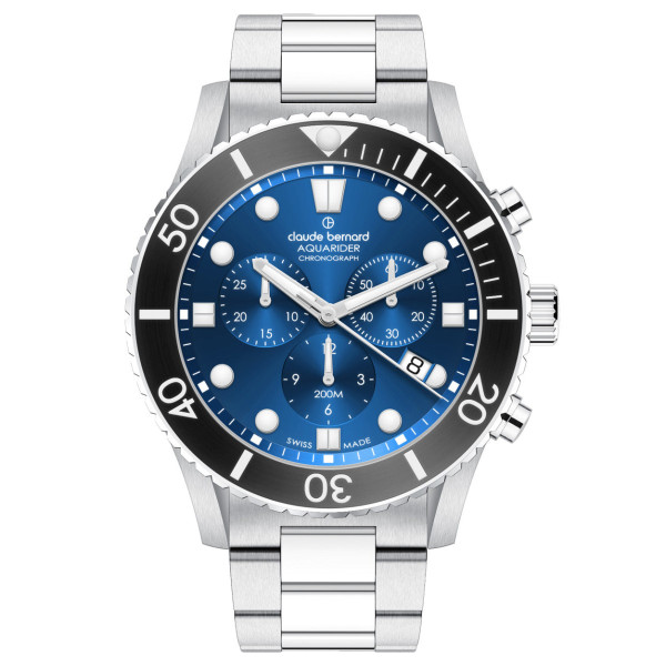 Claude Bernard Aquarider Chronograph 10252 3NBM BUIB
