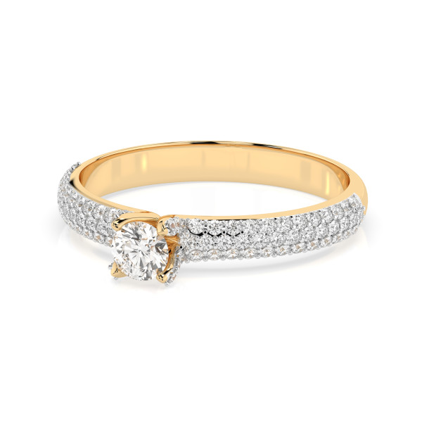 CARA DIAMANTI Златeн пръстен с диаманти K101-10023Y