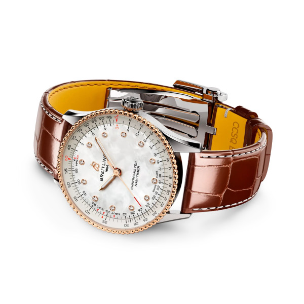 Дамски часовник Breitling U17327211A1P1 с 12 диаманта  classicwatches.bg