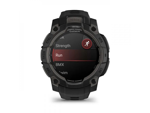 GARMIN INSTINCT 3 AMOLED 45ММ BLACK С BLACK КАИШКА 010-02936-00