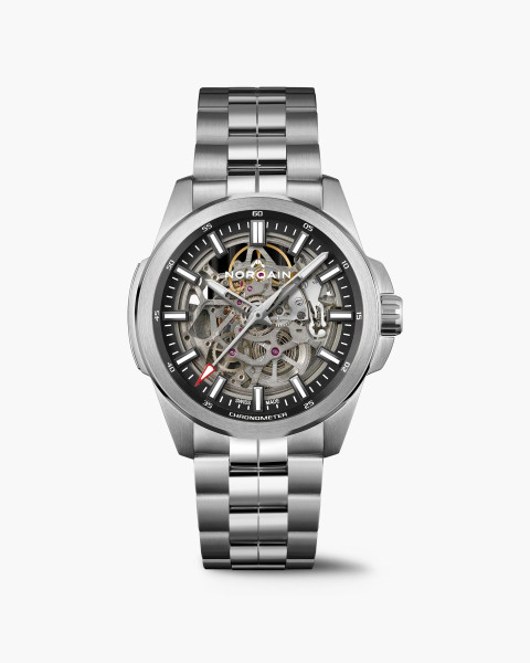 Часовник NORQAIN N3000.07S01.B01 Independence Skeleton 42mm със скелетон циферблат – classicwatches.bg