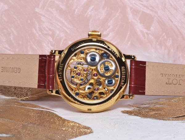 POLJOT INTERNATIONAL TOURBILLON SKELETON HAND WINDING 43MM MEN'S WATCH LIMITED EDITION 100PIECE S3360.T66