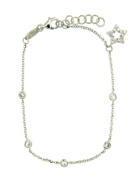 CARA DIAMANTI Златна гривна с цирконии BRZ1450W