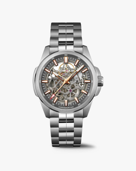 Часовник NORQAIN Independence Skeleton 42mm N3000.07S02.G01
