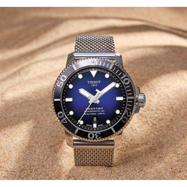 TISSOT SEASTAR 1000 POWERMATIC80 43MM MEN'S WATCH T120.407.11.041.02