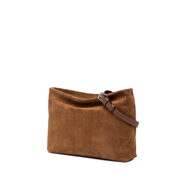 ДАМСКА ЧАНТА , ЕСТЕСТВЕНА КОЖА-РЪЧНА ИЗРАБОТКА GIANNI CHIARINI 8265/COGNAC