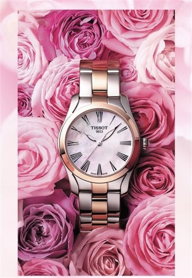 TISSOT T-WAVE QUARTZ 30MM LADIES WATCH T112.210.22.113.01