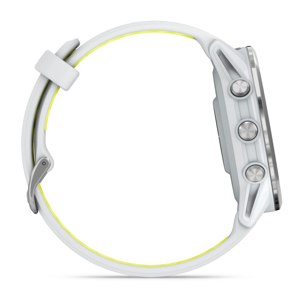 Garmin Forerunner 970 Titanium с Whitestone корпус и Whitestone/Translucent Amp Yellow каишка 010-02969-11