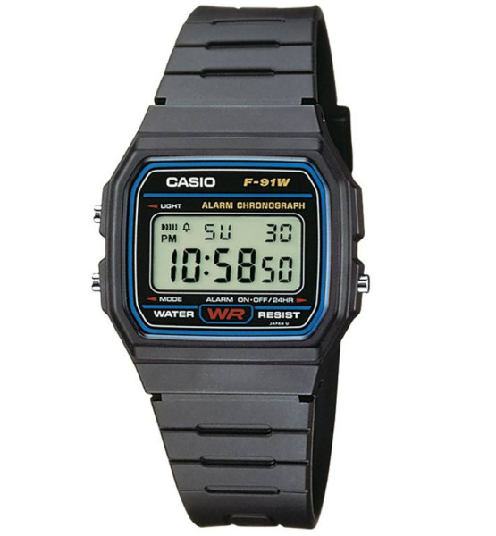 CASIO COLLECTION  F-91W-1YEG