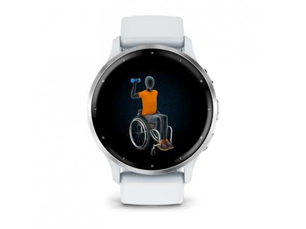 Часовник Garmin Venu 3 Silver Bezel Whitestone 45mm 010-02784-00 с Garmin Pay™ – classicwatches.bg