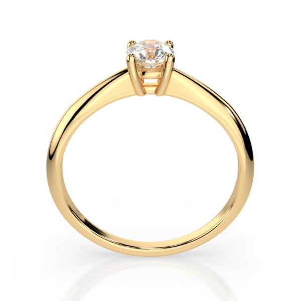Cara пръстен с диамант 0.30 ct GIA сертификат – ЗЛАТНО БИЖУ 14К K101-10021Y(4.2)/14K