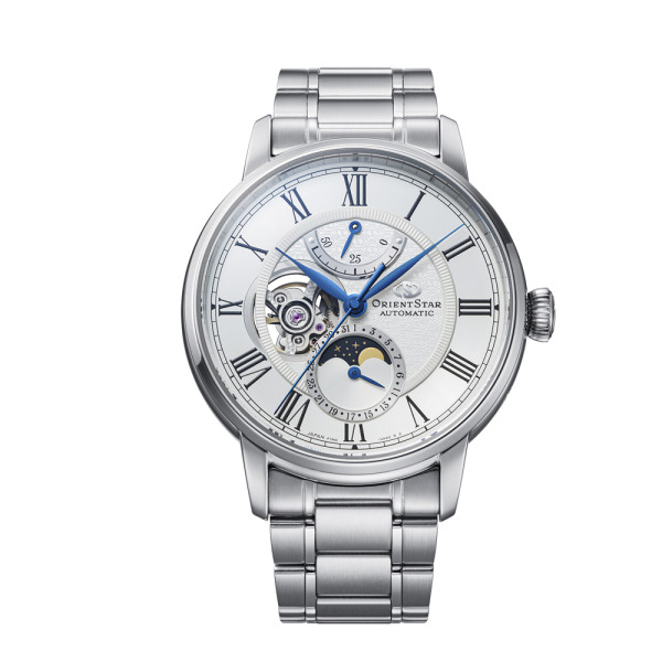 Orient Star RE-BT0005S Mechanical Moon Phase със стоманена верижка ClassicWatches.bg