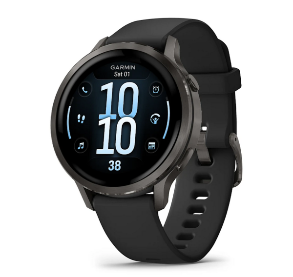 Garmin Venu 4 41mm Slate/Black – GPS смарт часовник с LED фенер – ClassicWatches.bg
