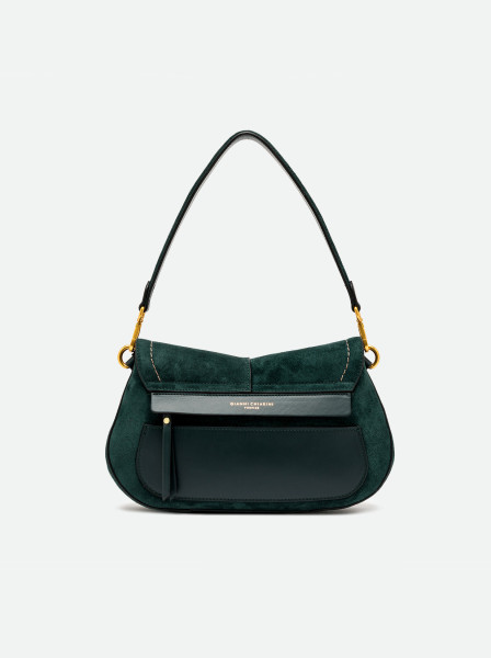 Дамска чанта Gianni Chiarini Helena Round BS 12618 CM-PL-14603 Velvet Green