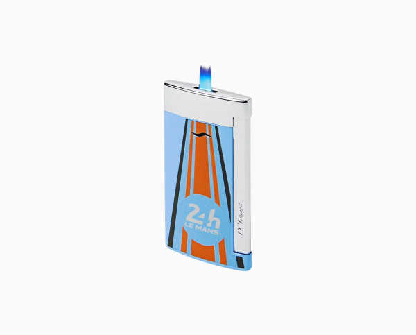 ЗАПАЛКА S.T.Dupont SLIM 7 24H DU MANS BLUE / CHROME 27789