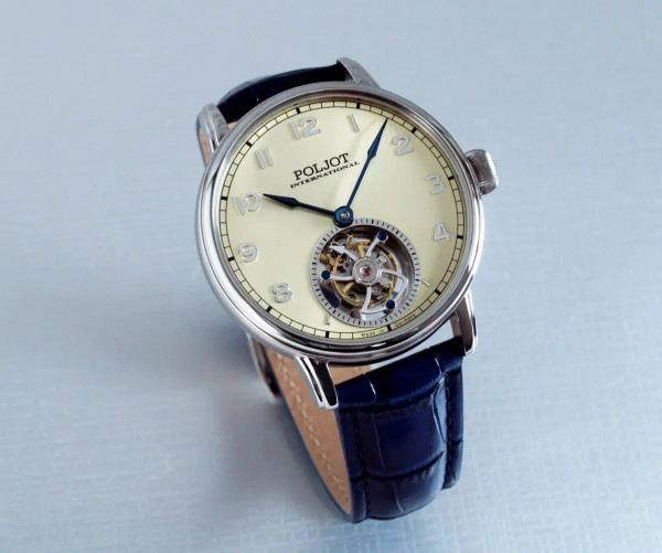 мъжки часовник турбийон poljot-international-3400.T-XVIII-CS-front-view-classicwatches
