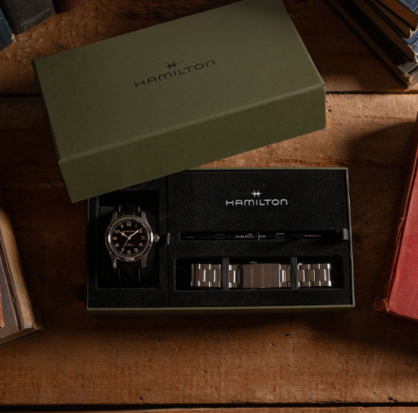 Часовник Hamilton H70605732 – кожена каишка и верижка комплект – classicwatches.bg