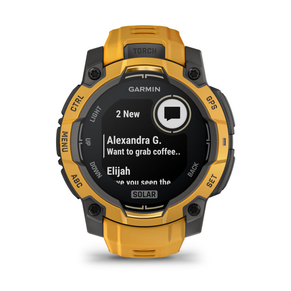 Garmin Instinct 3 Solar Sunburst със Sunburst/Grey каишка 010-02934-02