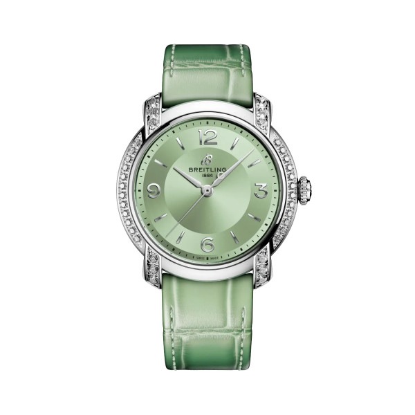 Часовник BREITLING Lady Premier Automatic 36 A10310671L1P1 с ментов циферблат – classicwatches.bg