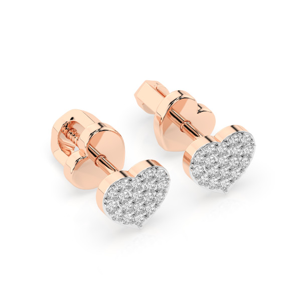 cara diamanti 102 10097 златни обеци с естествени диаманти diamond earrings women classicwatches.bg