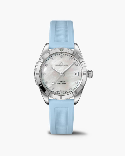 Часовник NORQAIN Adventure Sport 37mm N1800.08S14.W01 дамски модел със седефен циферблат и диаманти – classicwatches.bg