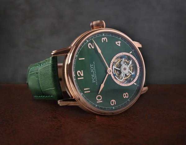Часовник Poljot International 3400.T-XVIII-GR с турбийон на 6 часа – classicwatches.bg