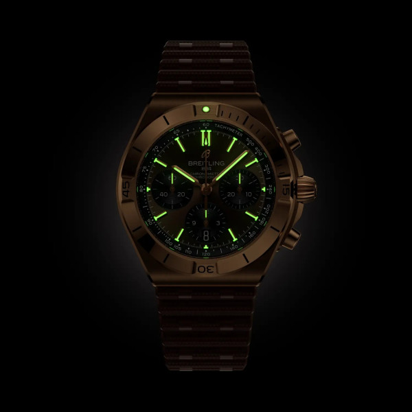 часовник breitling chronomat automatic chronograph rose gold classicwatches.bg