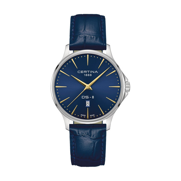Часовник Certina, Certina DS Action, C045.410.16.041.00, мъжки швейцарски часовник Certina, Certina син циферблат

