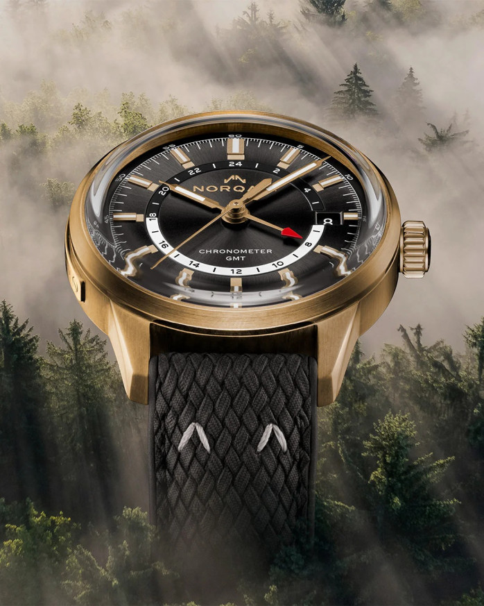 NORQAIN Freedom 60 GMT N2100.22Z02.G01 автоматичен часовник с бронзов корпус – classicwatches.bg