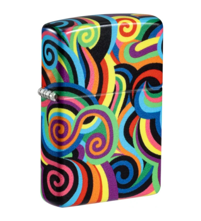 Zippo Rick Rietveld Glow In The Dark Swirls запалка