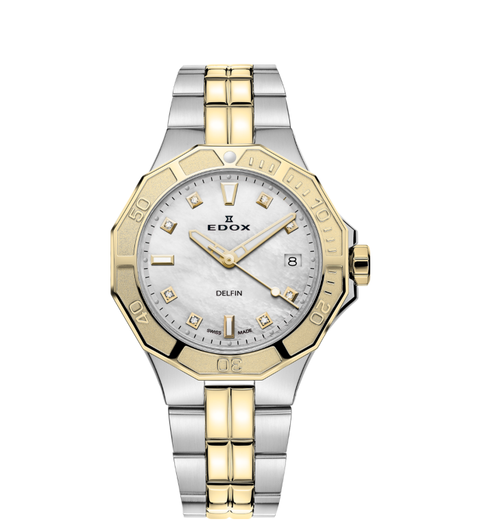 EDOX DELFIN DIVER LADY LADIES WATCH 53020 357JM NADD