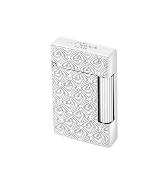 Запалка S.T. Dupont Initial Guilloche Palladium 20844