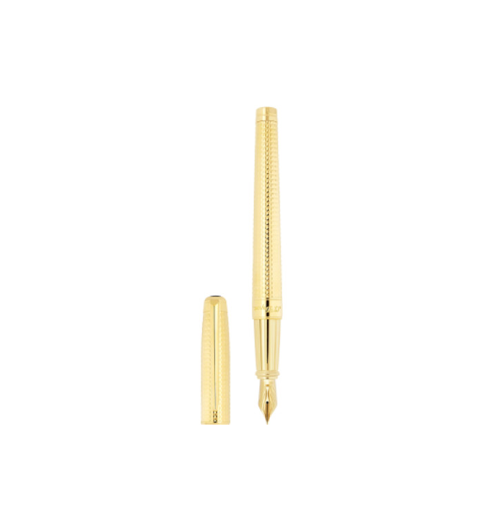 ПИСАЛКА S.T.DUPONT LINE D ETERNITY DIAMOND TIP GOLD LARGE 420015L