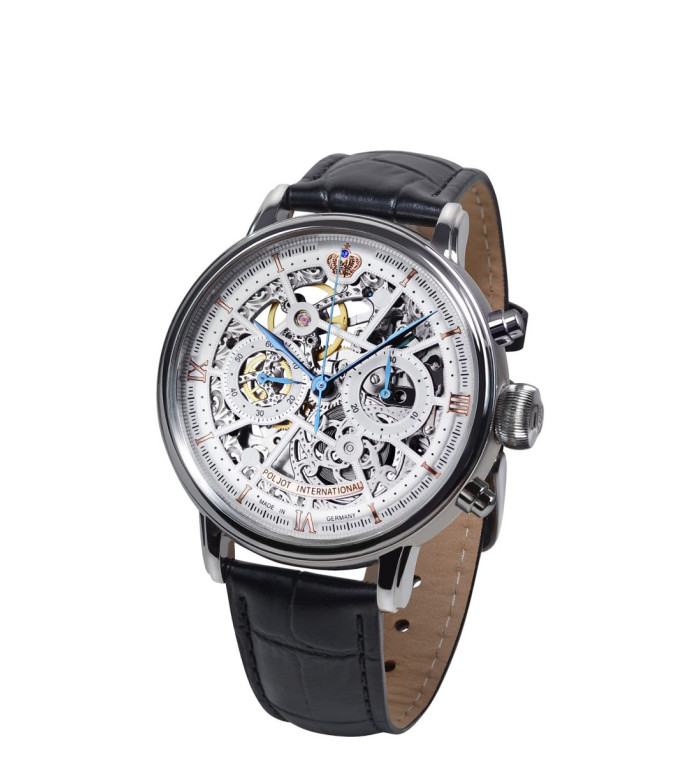 Poljot International Chronograph Nicolai II Skeleton Limited Edition 100PIECES 2901.194S011