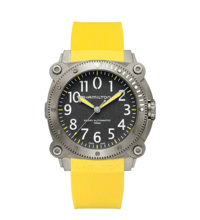 HAMILTON KHAKI NAVI BELOWZERO AUTO TITANIUM 46MM H78.535.380