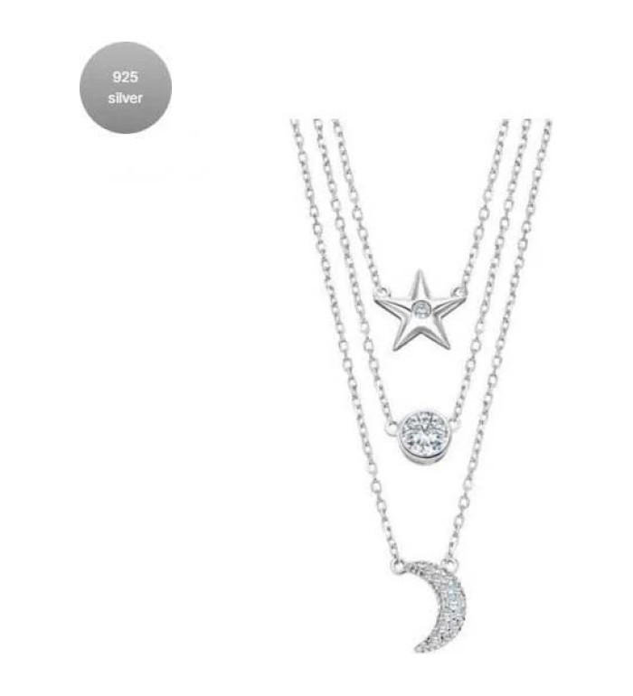 Lotus Silver Joyas сребърно колие LP3045-1/1