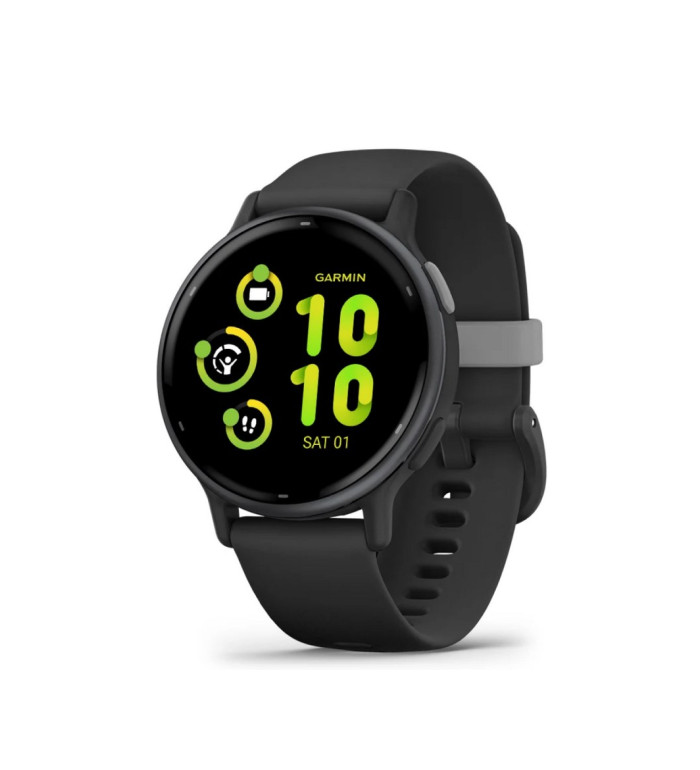 Garmin Vivoactive 5 Slate безел с Black корпус и силиконова каишка 010-02862-10