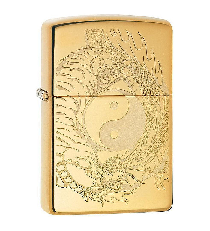 Zippo Tiger And Dragon Design запалка