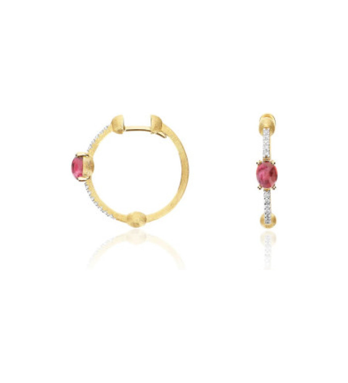 Nanis "tourmalines" обеци розов турмалин и диаманти OS15-598