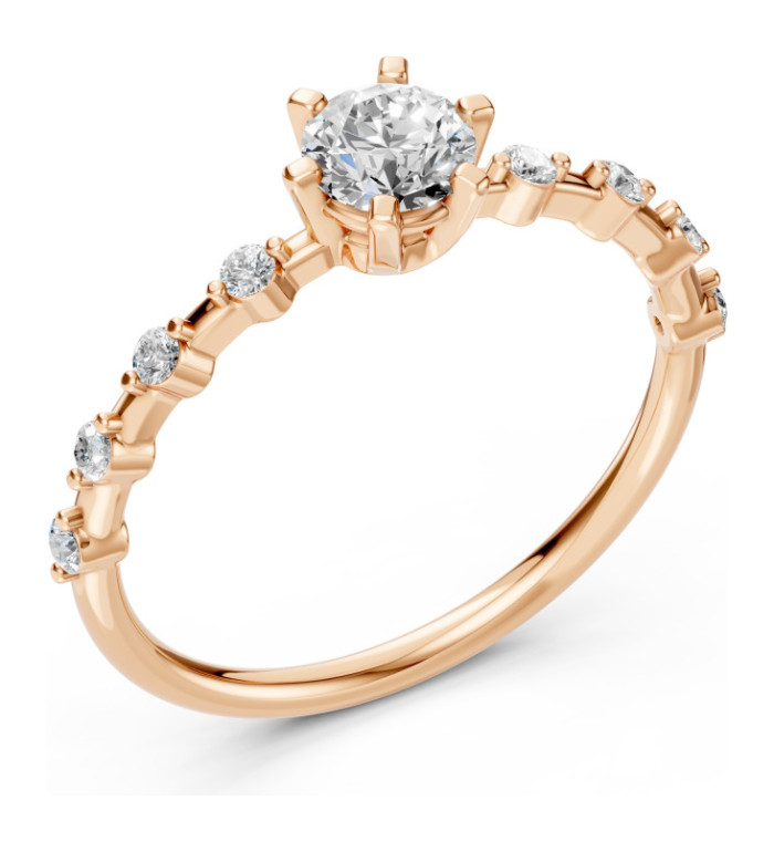 Cara пръстен с диаманти 0.50+0.16 ct GIA сертификат K101-10095R