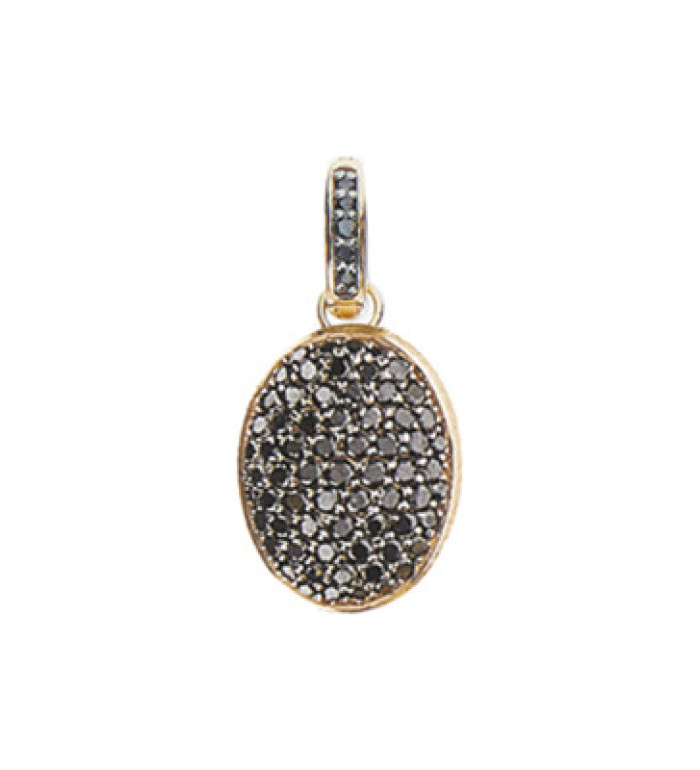 Nanis Boules Big висулка черни диаманти PS21-609